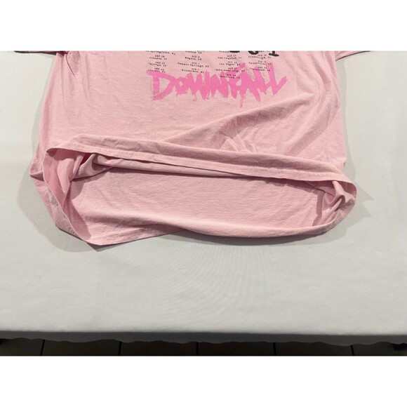Machine Gun Kelly T-Shirt Mens Pink Crew Hip Hop Rap T Tour My Downfall Tee XL - Picture 9 of 9